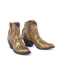 MEXICANA GOLD LA CONCHO SHORT BOOTS - White Bicycle