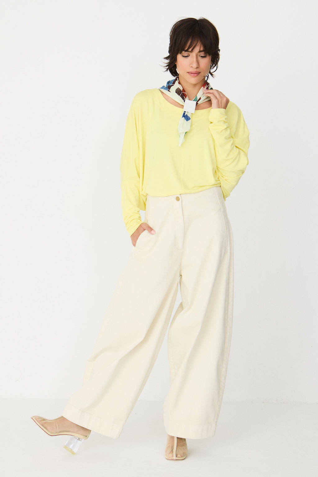 SKFK CREAM MARIE-GOTS BALLOON TROUSER