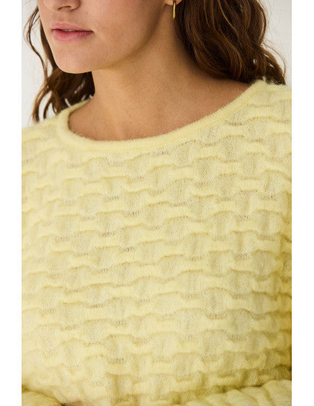 SKFK YELLOW NAIA BUBBLE KNIT