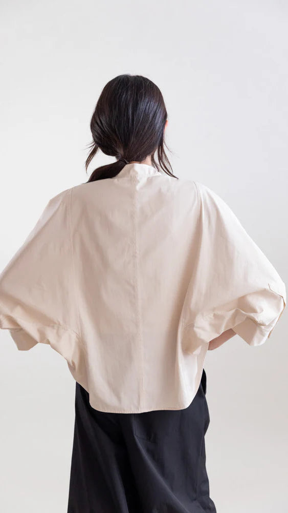 PSOPHIA CREAM BOMBER JACKET