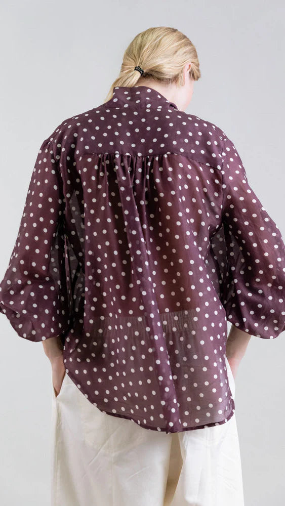 PSOPHIA POLKA DOT BLOUSE