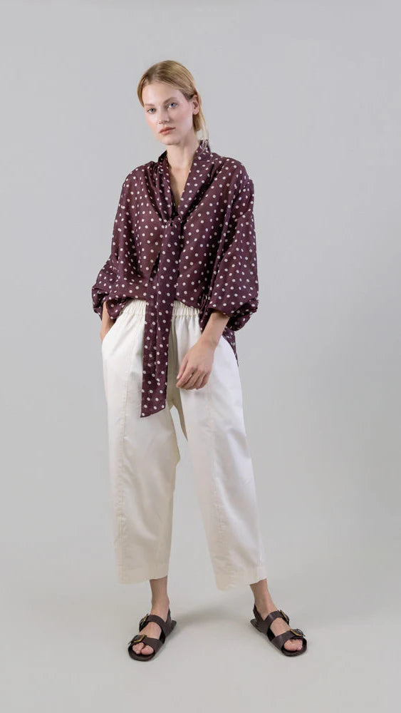 PSOPHIA POLKA DOT BLOUSE