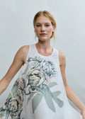 PSOPHIA SLEEVELESS SKETCH FRONT COTTON TOP - White Bicycle