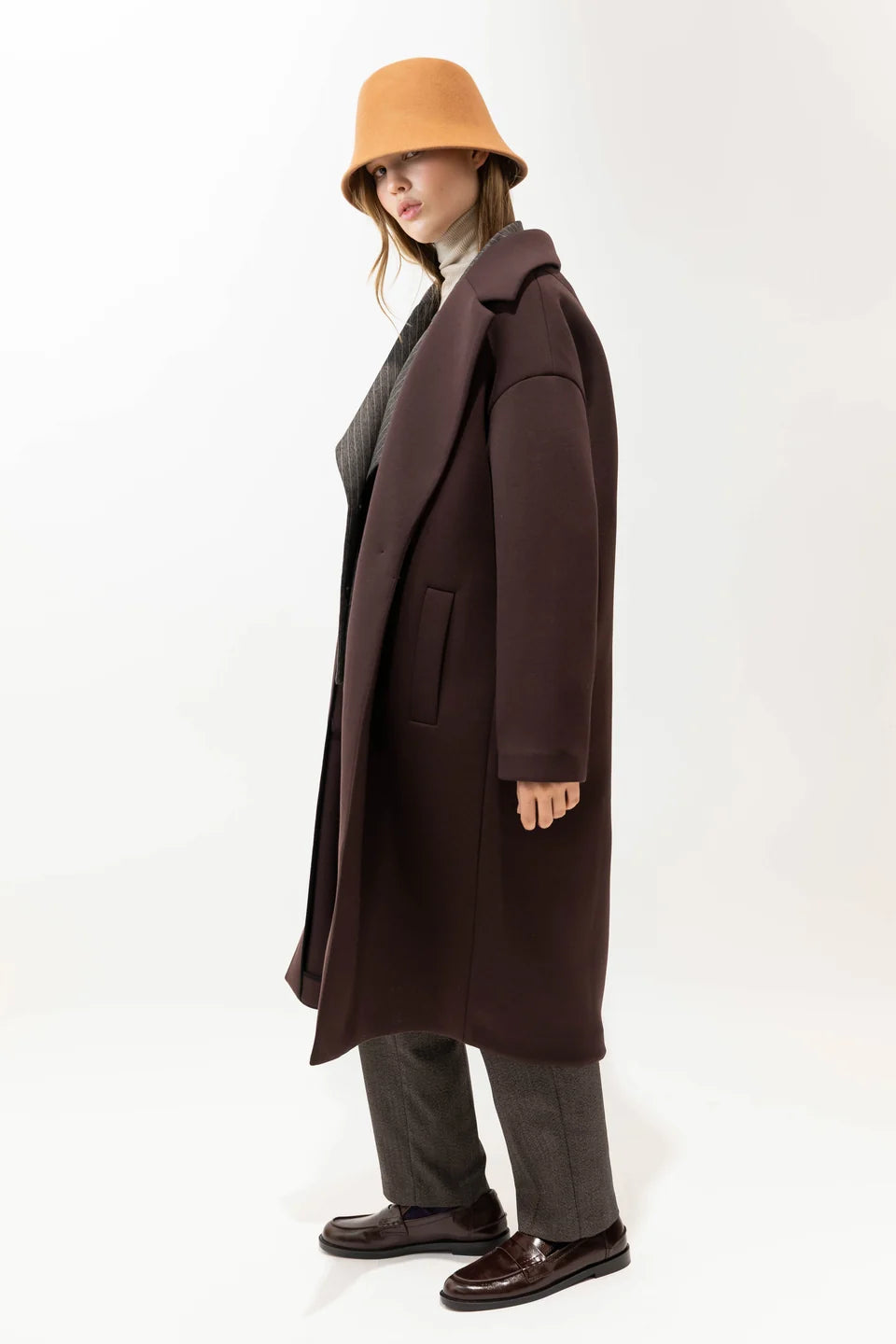 PSOPHIA NEOPRENE CHOCOLATE COAT
