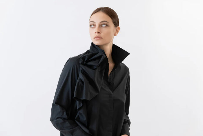 PSOPHIA BLACK  SHIRT
