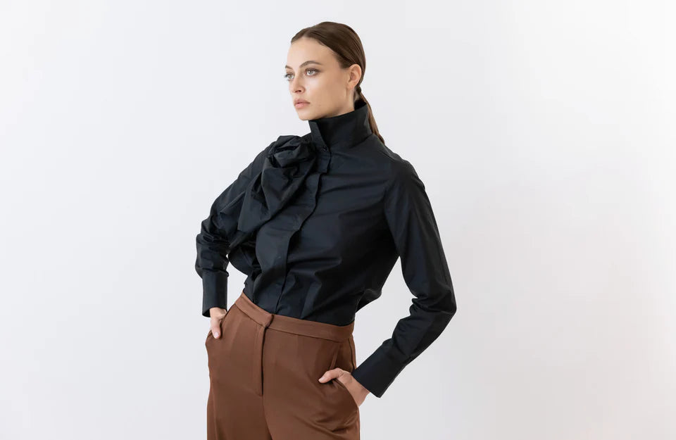 PSOPHIA BLACK  SHIRT