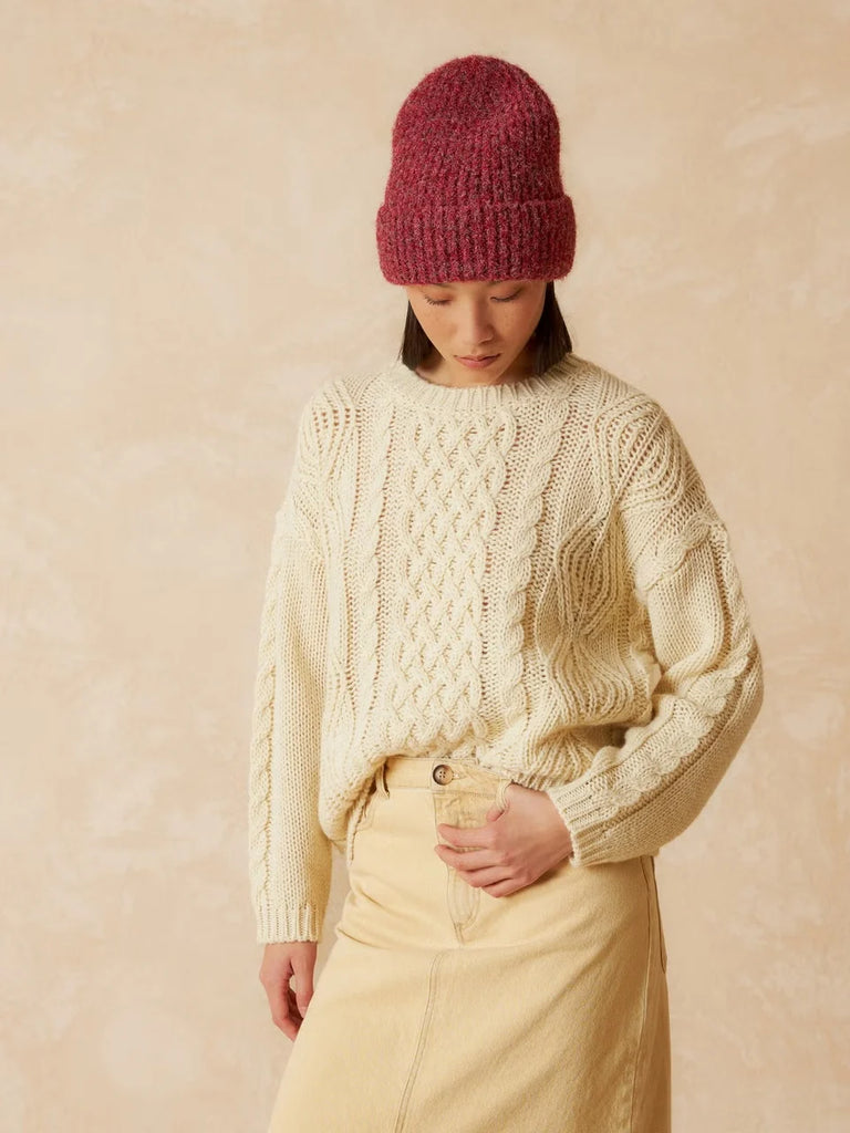 INDI AND COLD CABLEKNIT JUMPER
