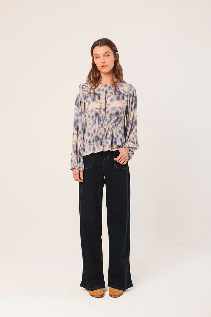 INDI AND COLD WATERCOLOUR BLOUSE