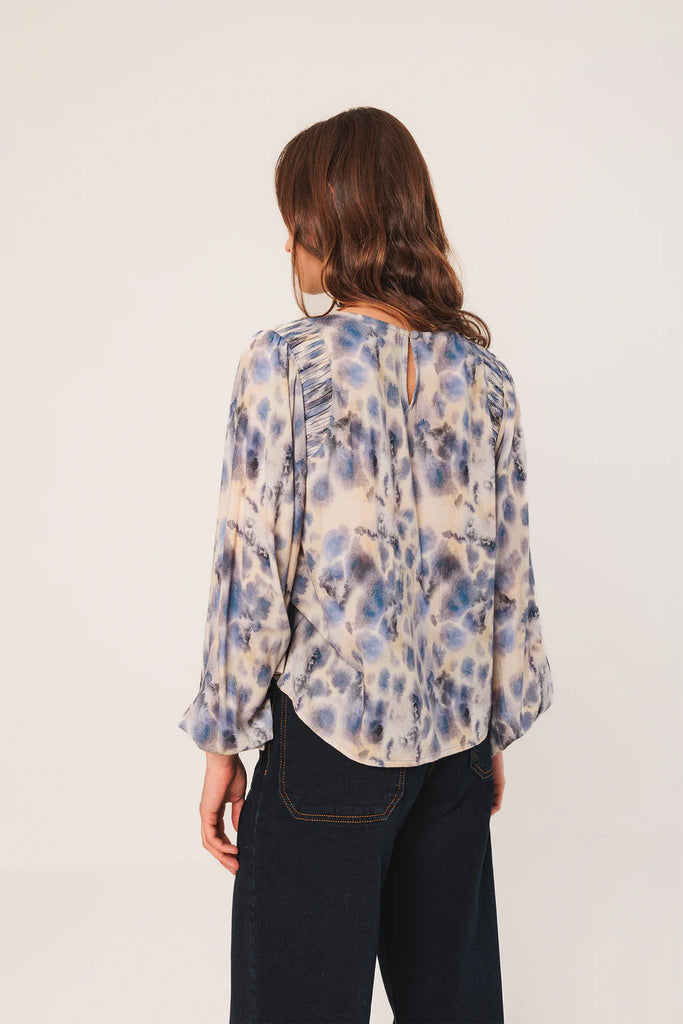 INDI AND COLD WATERCOLOUR BLOUSE