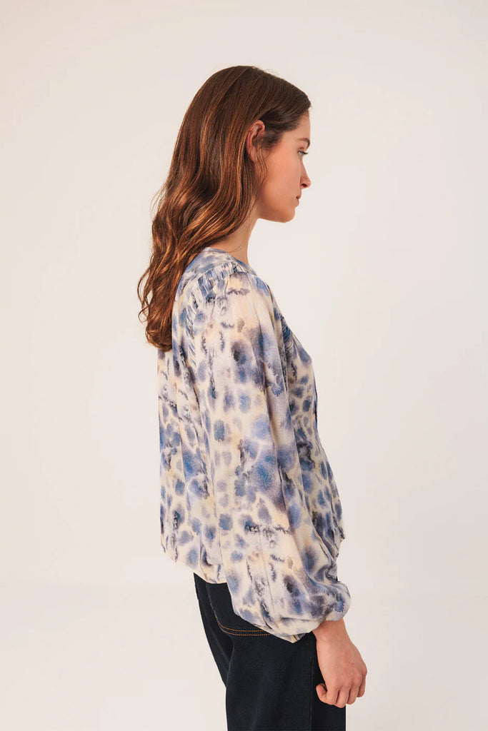 INDI AND COLD WATERCOLOUR BLOUSE