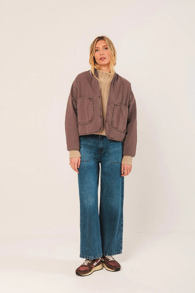INDI AND COLD QUILTED KIMONO JACKET