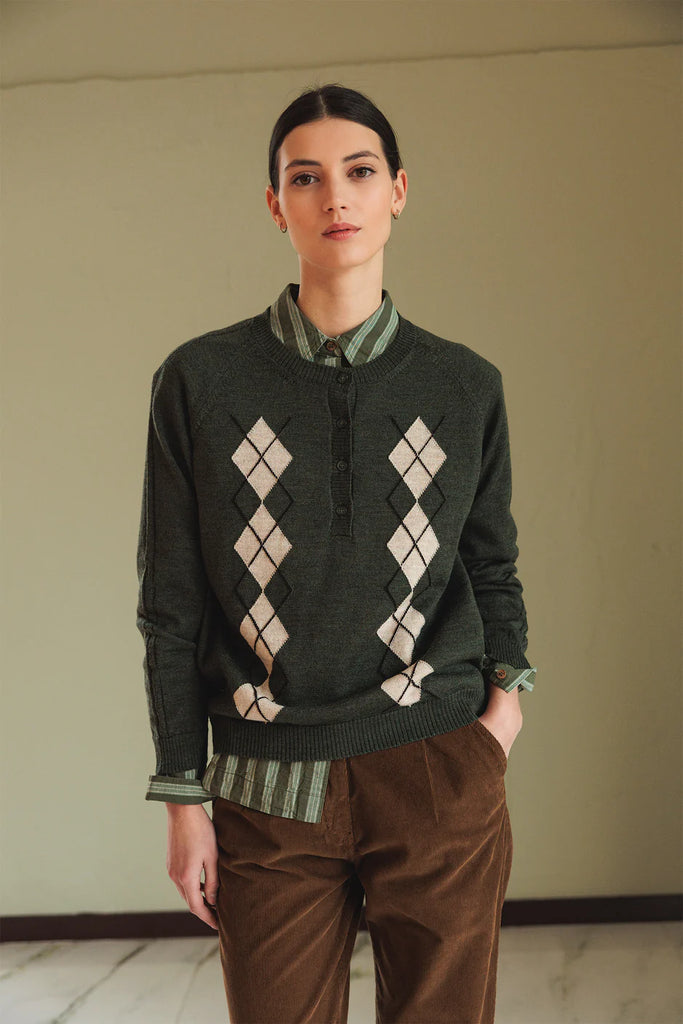 INDI AND COLD DIAMOND SWEATER