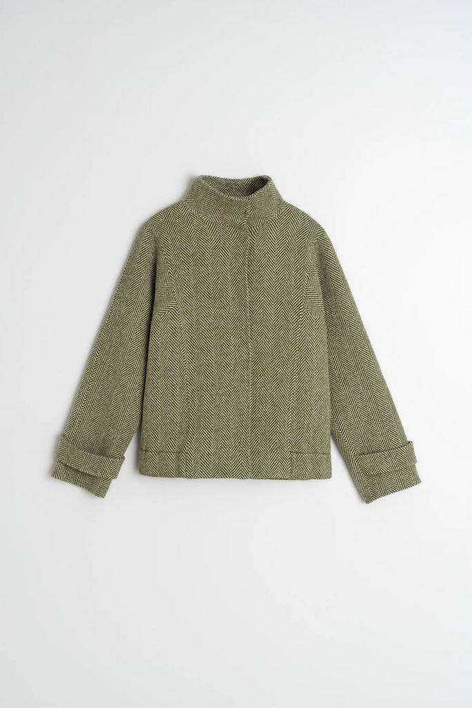 INDI AND COLD HERRINGBONE WOOL JACKET