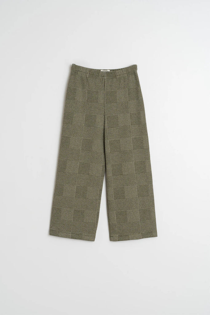 INDI AND COLD OLIVE JAMES CHECK TROUSER
