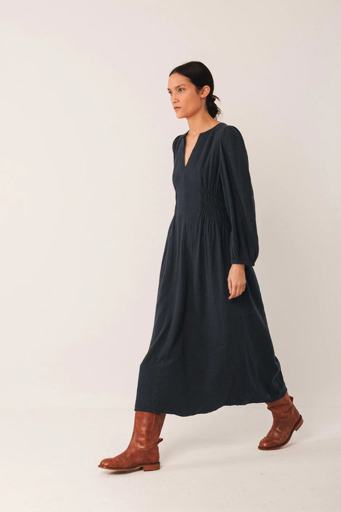 INDI AND COLD CREPE COTTON DRESS