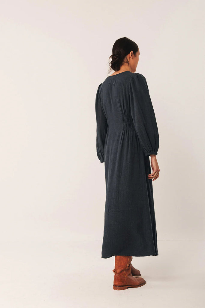 INDI AND COLD CREPE COTTON DRESS