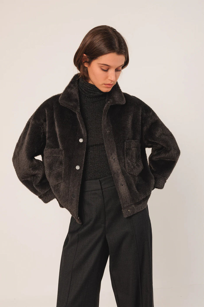 INDI AND COLD FUR JACKET