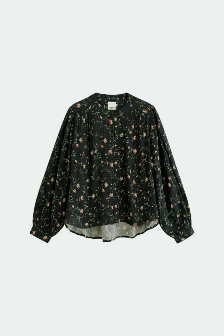 INDI AND COLD FLORAL PRINT BLOUSE