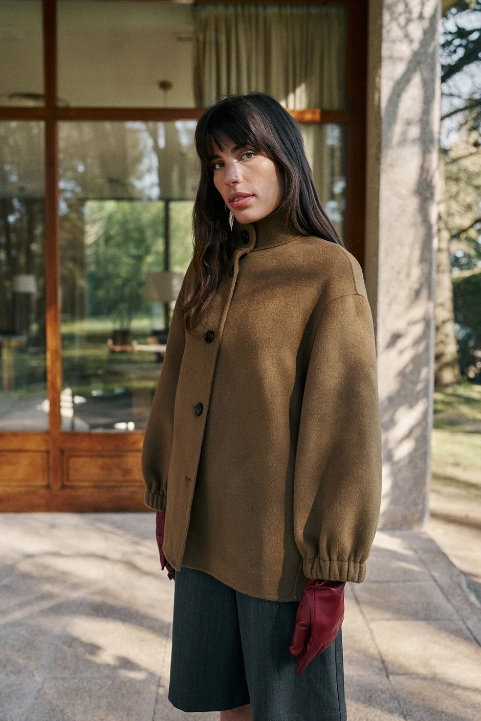 INDI AND COLD CAMEL COAT - White Bicycle