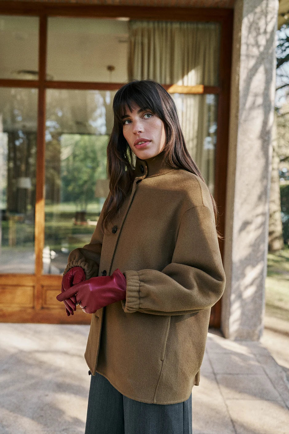 INDI AND COLD CAMEL COAT