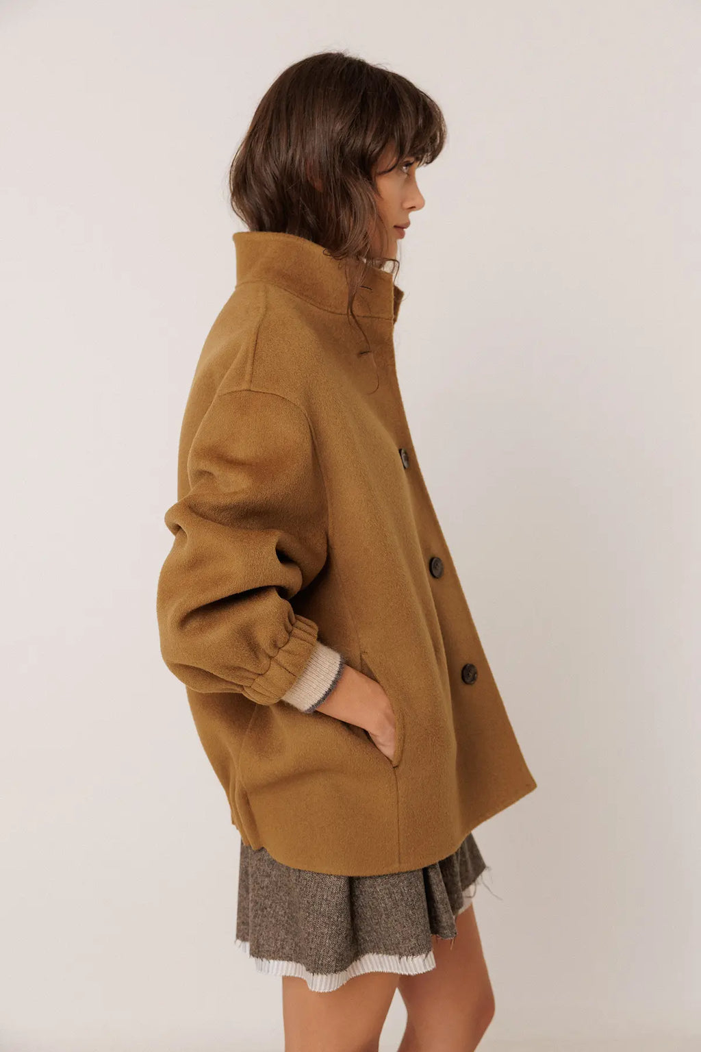 INDI AND COLD CAMEL COAT