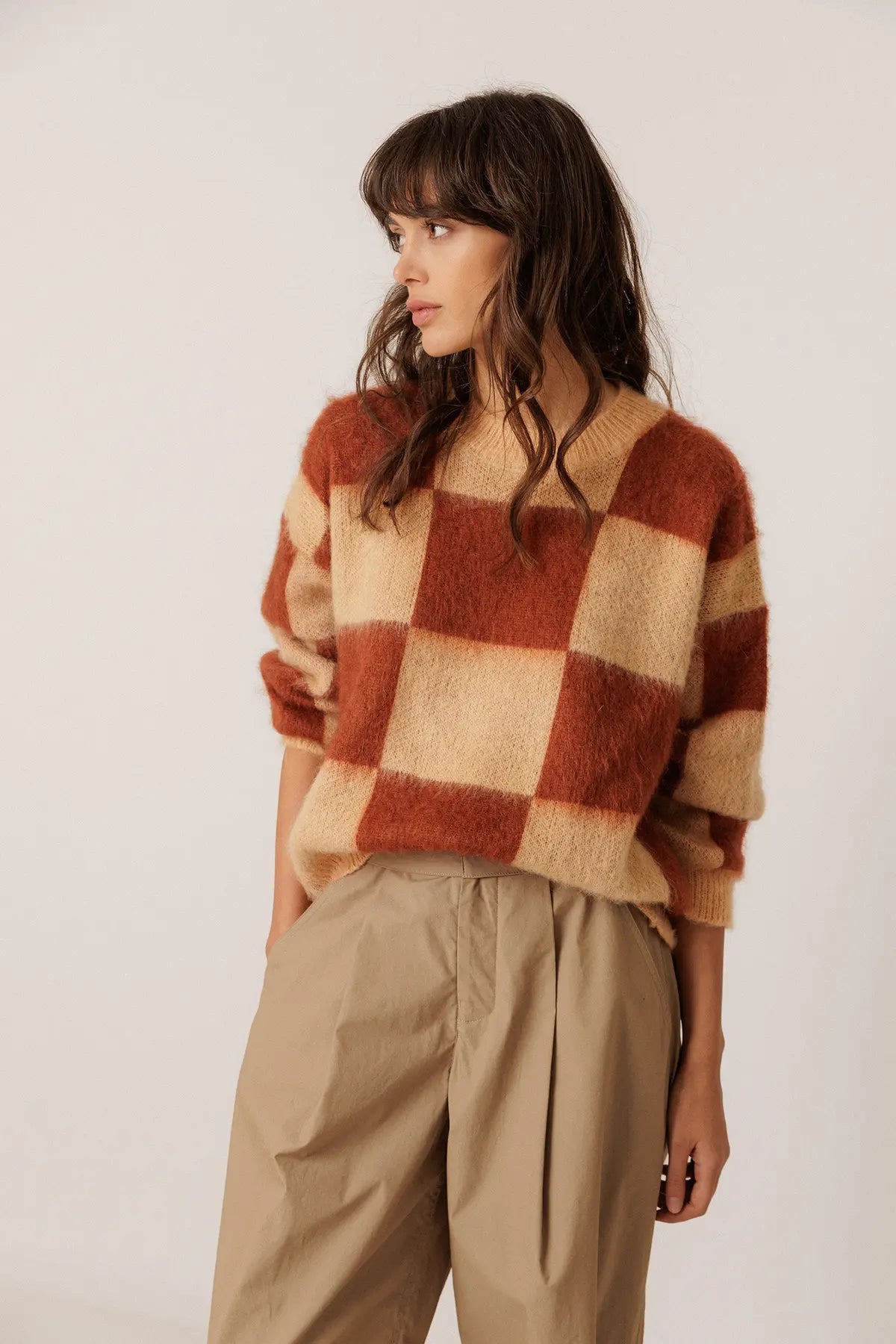 INDI AND COLD SQUARE KNIT