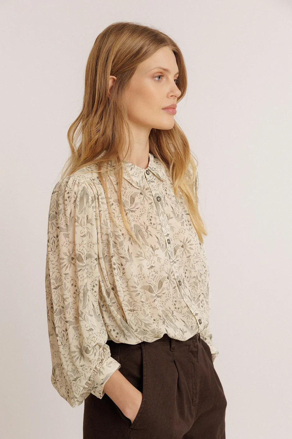 INDI AND COLD ART DECO BLOUSE
