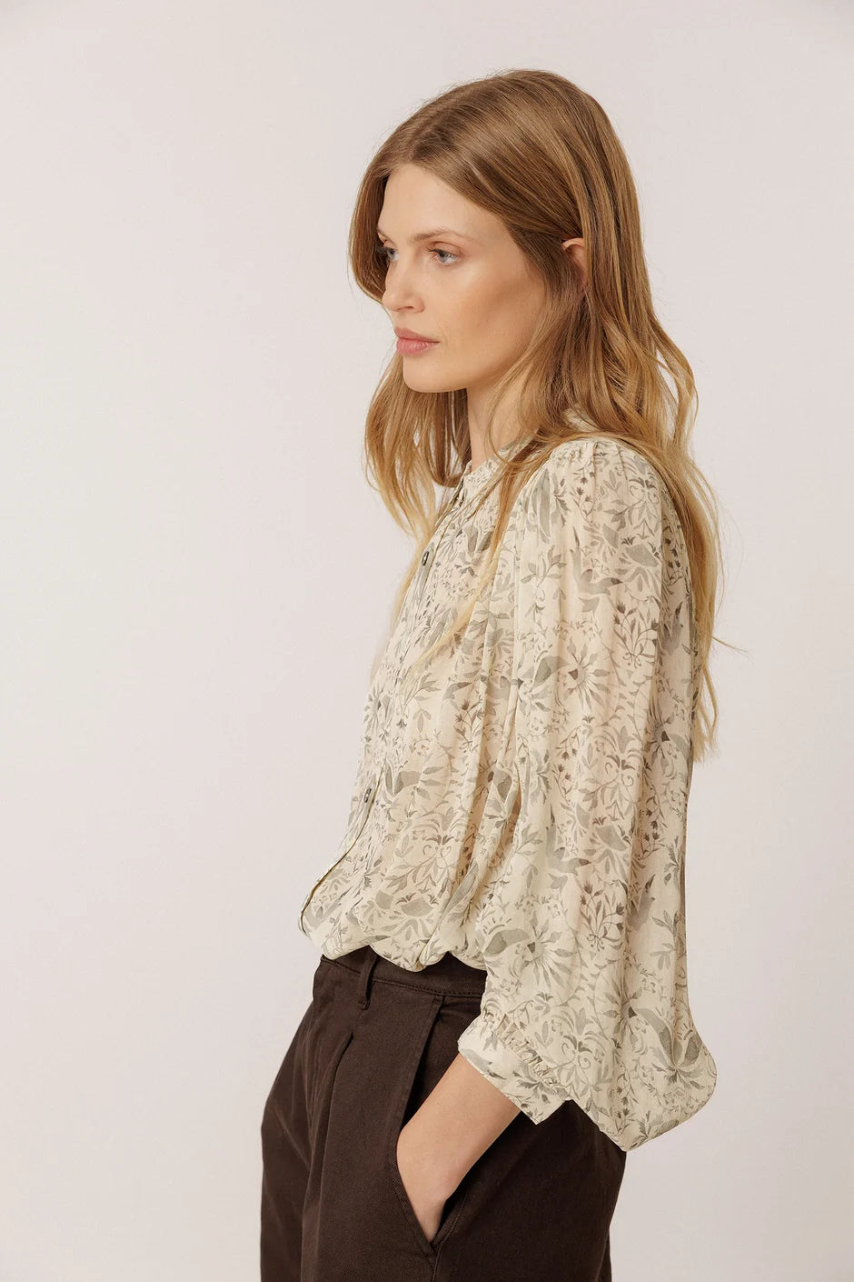 INDI AND COLD ART DECO BLOUSE