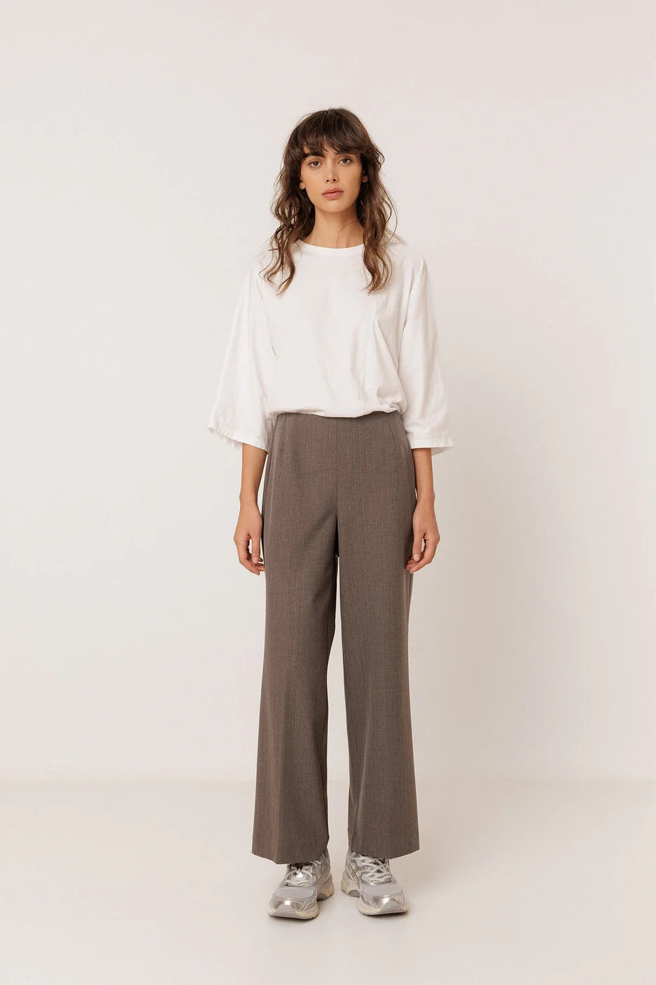 INDI AND COLD FLAT FRONT TROUSER
