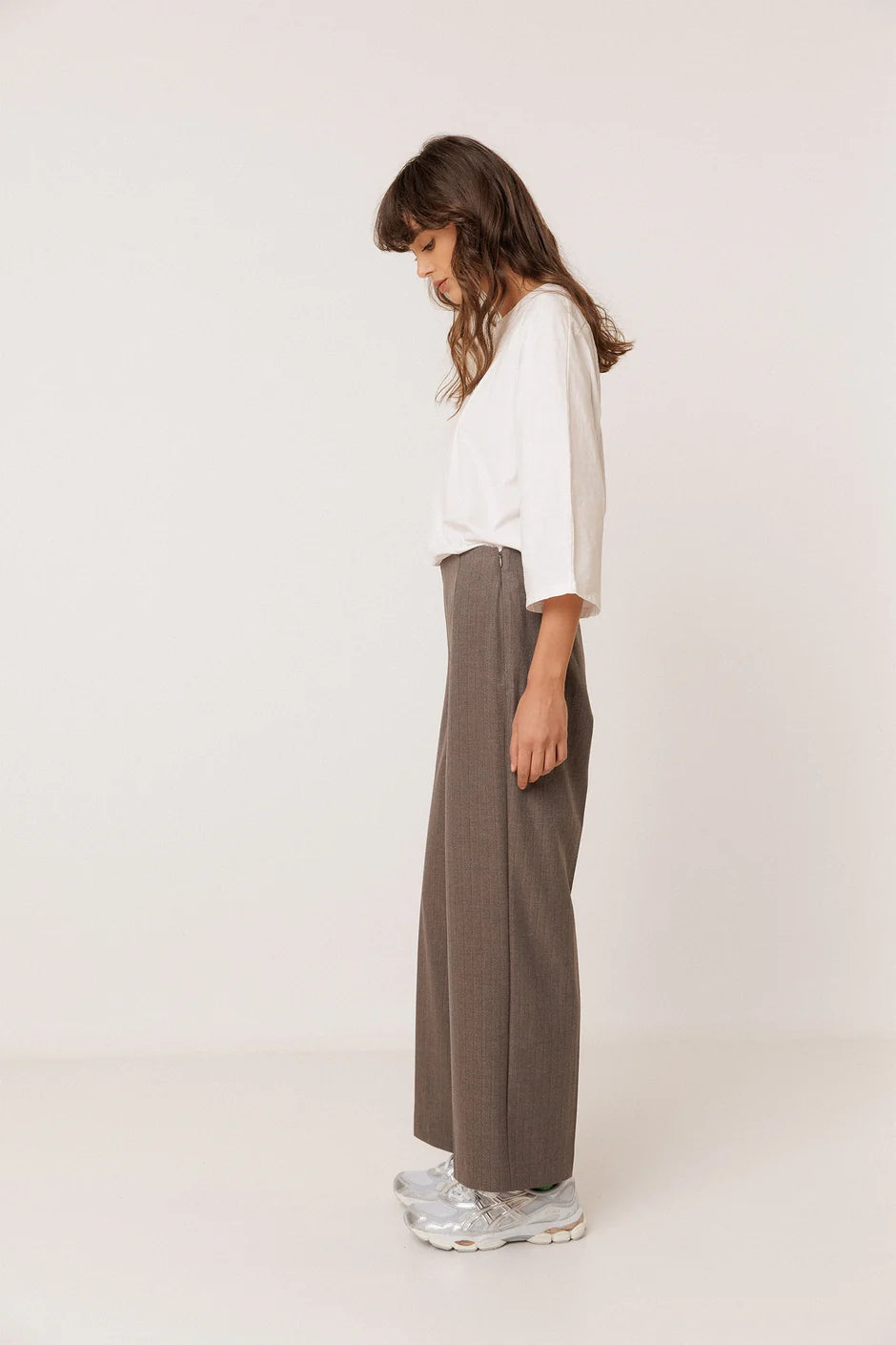 INDI AND COLD FLAT FRONT TROUSER