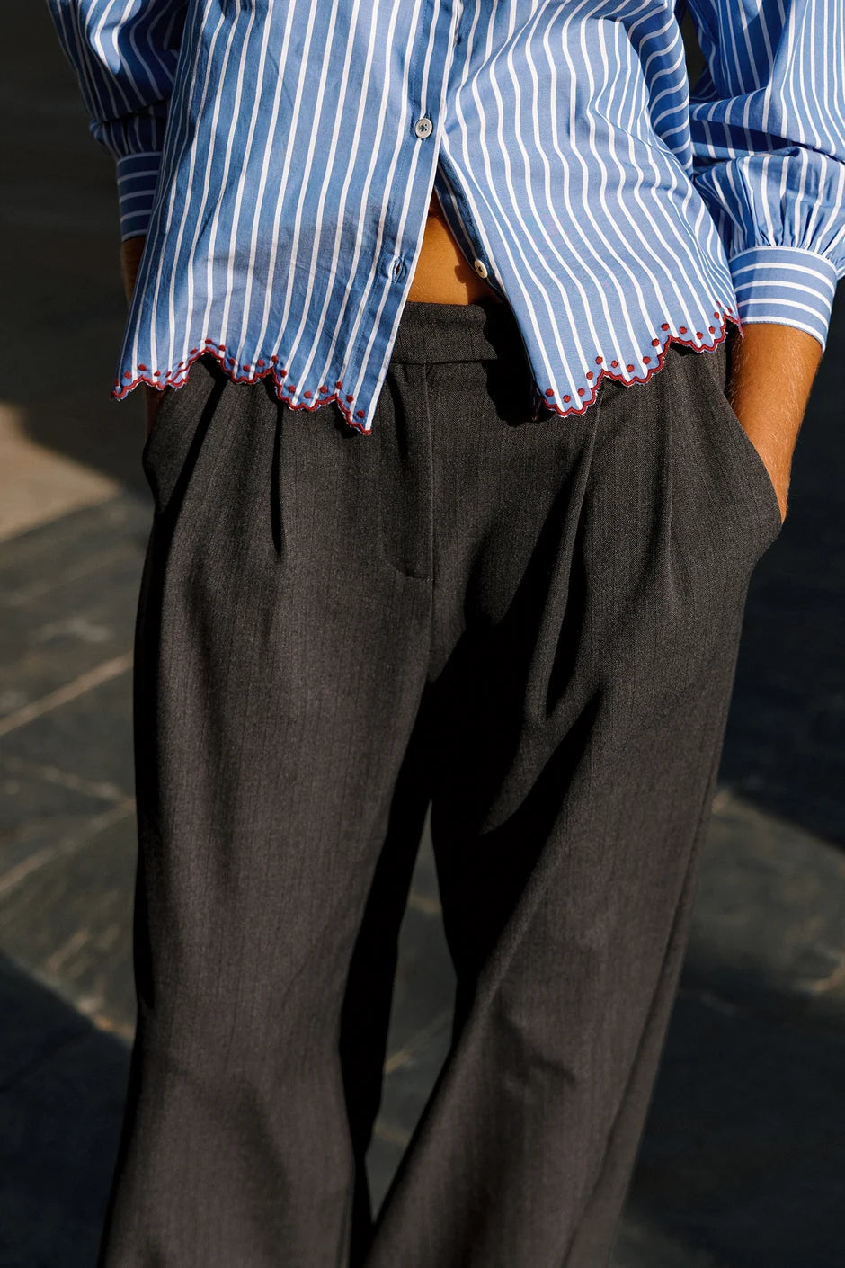 INDI AND COLD TAILORED TROUSER WITH PLEATS