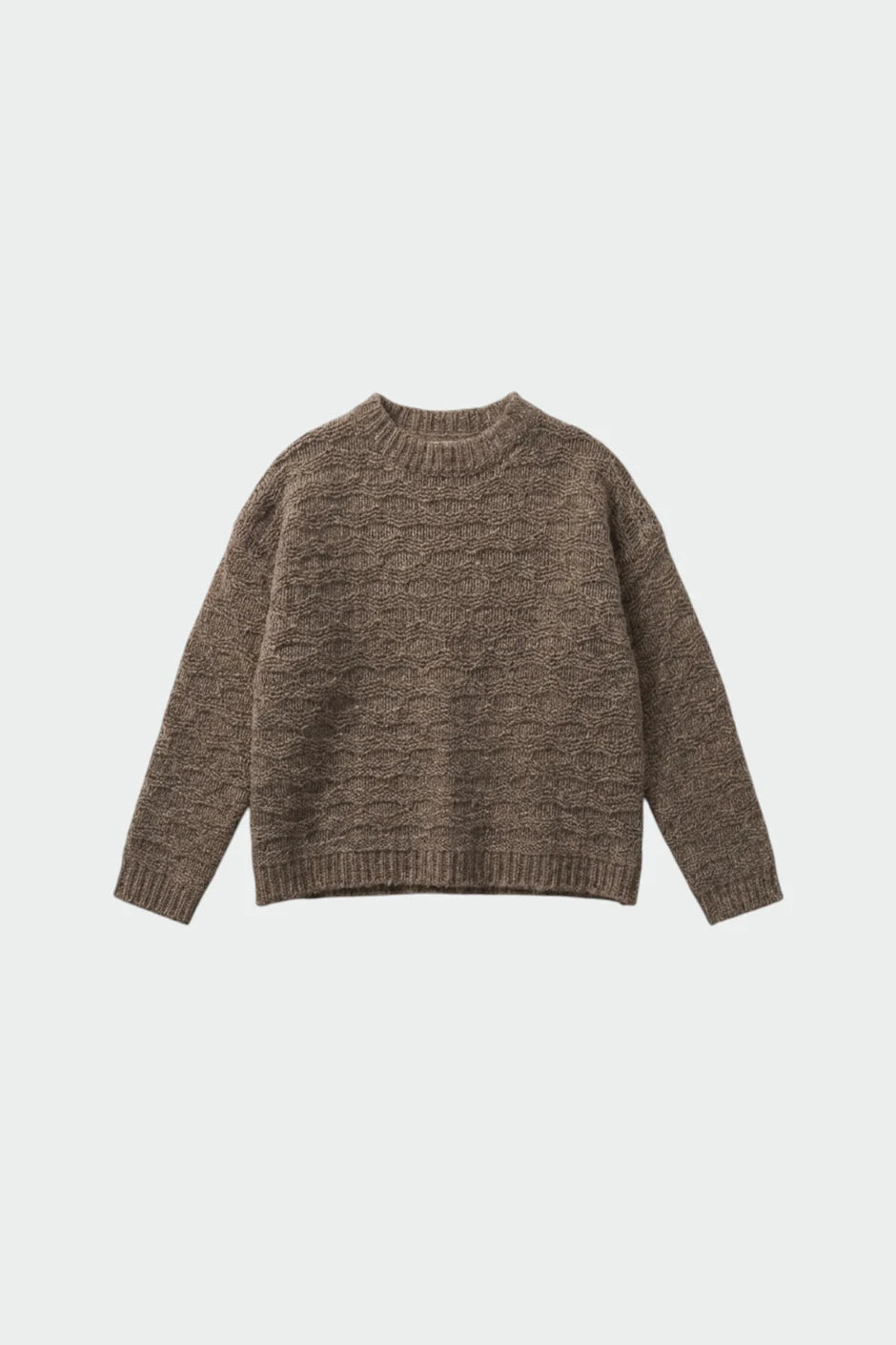INDI AND COLD TAUPE BOX FIT KNIT