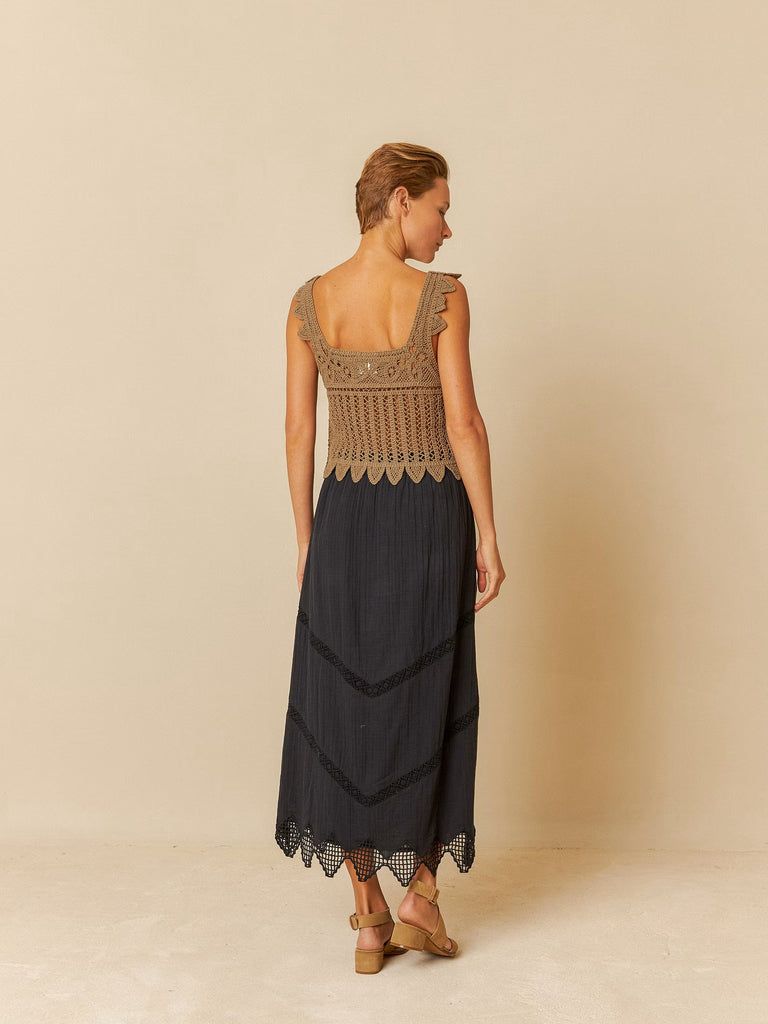 INDI AND COLD DOUBLE LAYER SKIRT