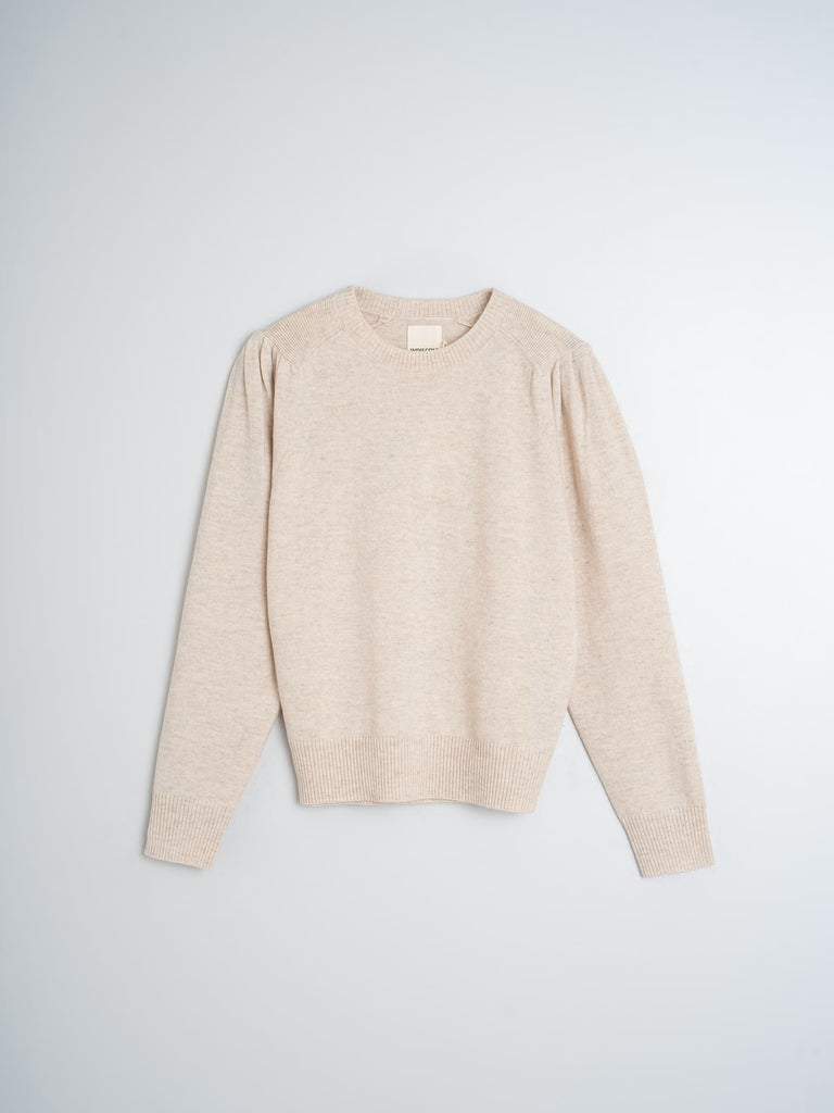 INDI AND COLD PUFF SLEEVE KNIT