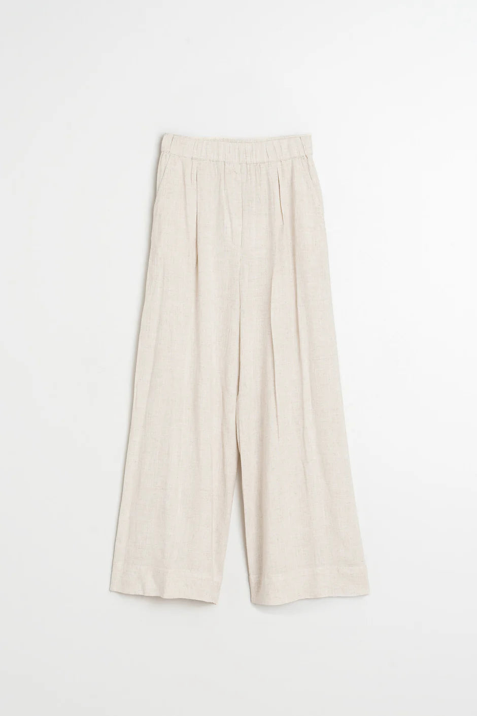 INDI AND COLD NATURAL FLOWY PANT - White Bicycle