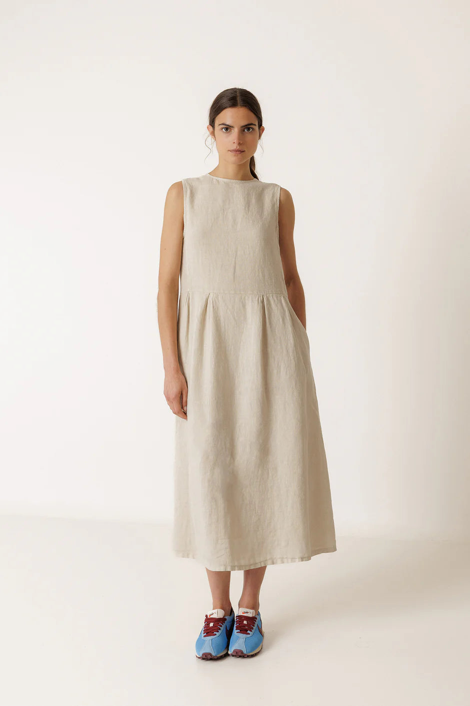 INDI AND COLD MULTIPOSITION DRESS - White Bicycle