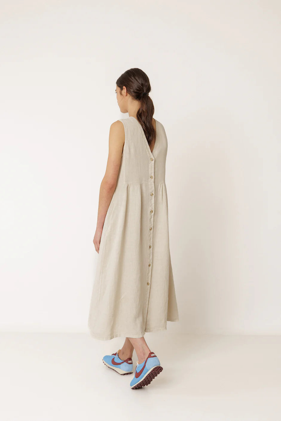INDI AND COLD MULTIPOSITION DRESS - White Bicycle