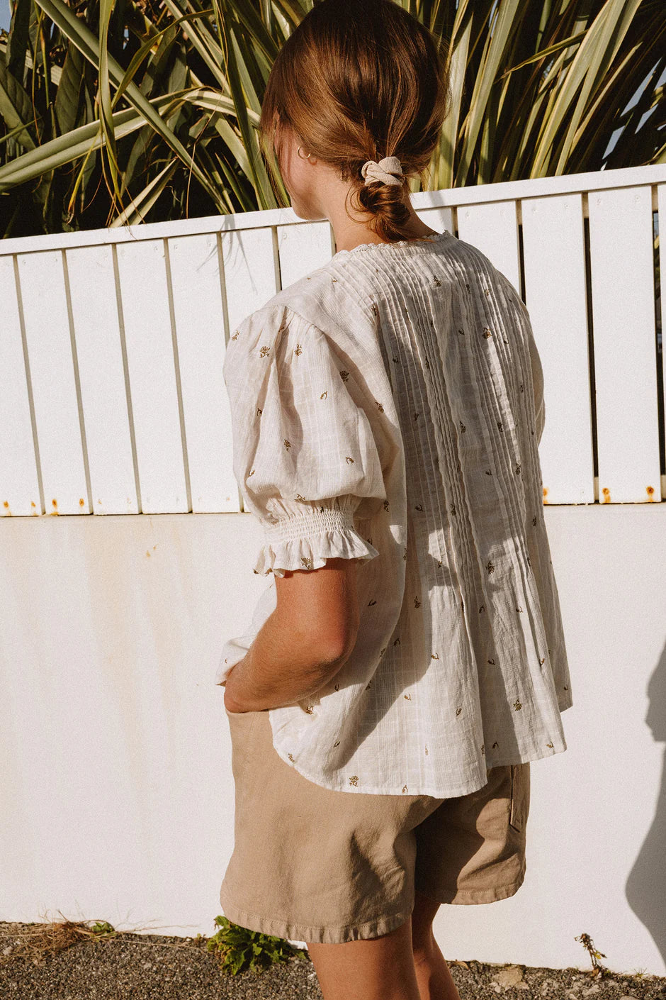 INDI AND COLD ROMANTIC BLOUSE - White Bicycle