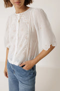 INDI AND COLD ROMANTIC BLOUSE - White Bicycle