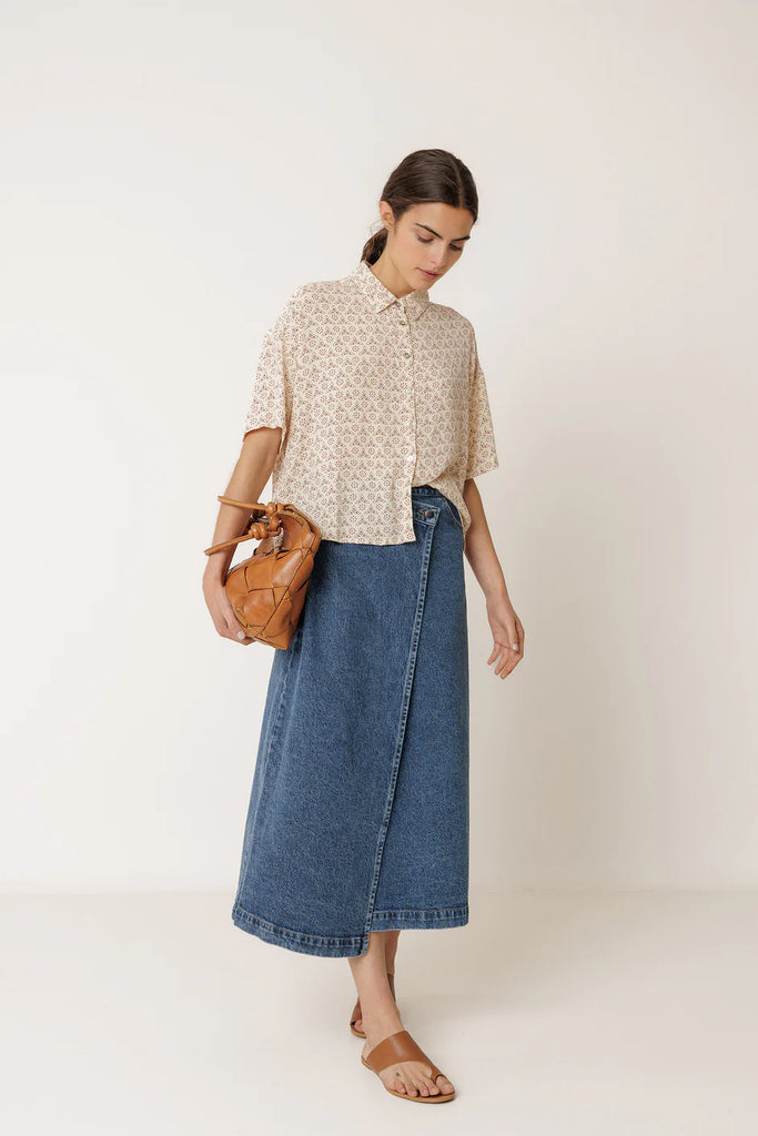 INDI AND COLD PATTERN SHIRT