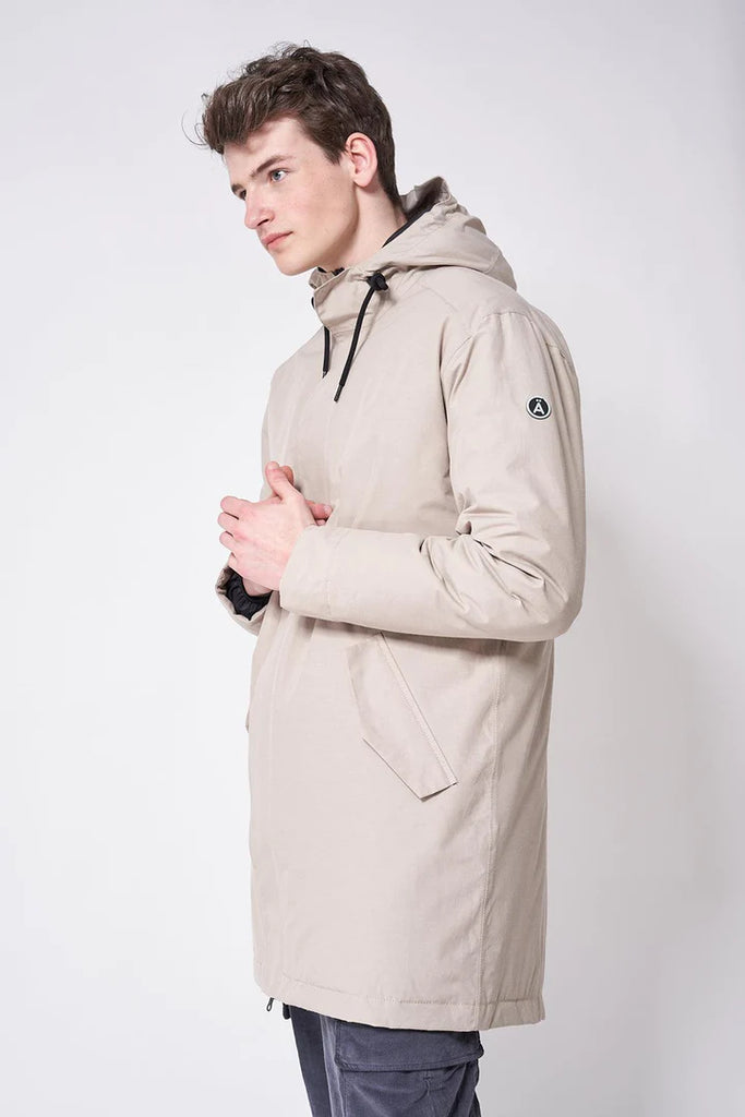 TANTA MENS BINGU STONE GREY COAT