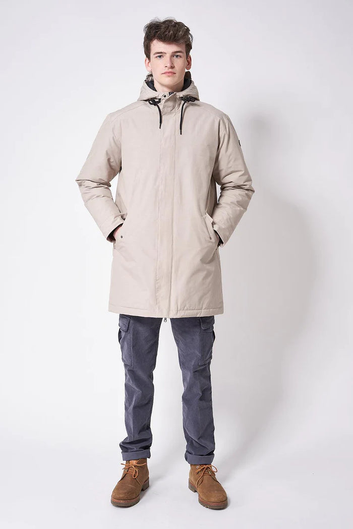 TANTA MENS BINGU STONE GREY COAT